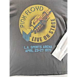 Pink Floyd Graphic T-Shirt Size Medium Goodie Two Sleeve Combo 100%‎ Cotton